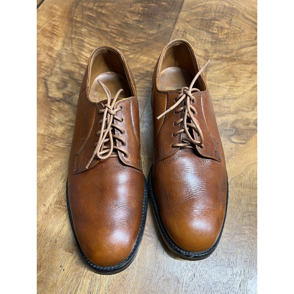 Vtg Boyd's Threadneedle Street Men’s 10 D Brown Leather Dress Shoes Oxfords